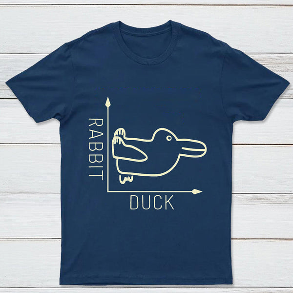 Rabbit or Duck Funny Geek T-Shirt