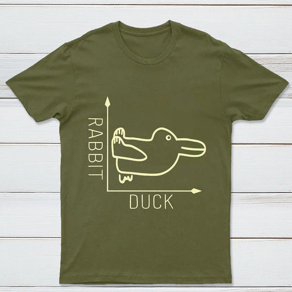 Rabbit or Duck Funny Geek T-Shirt