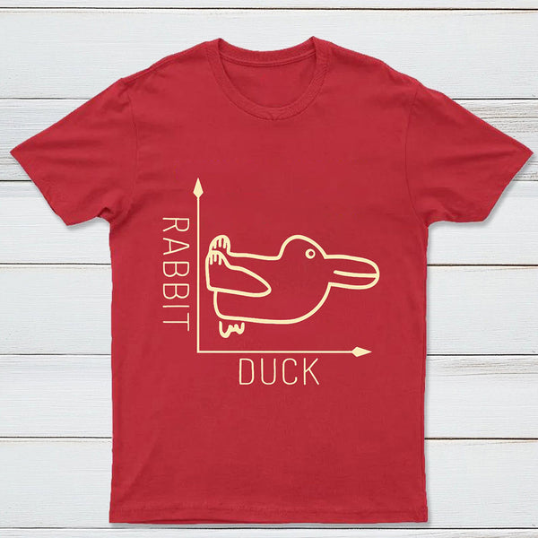 Rabbit or Duck Funny Geek T-Shirt