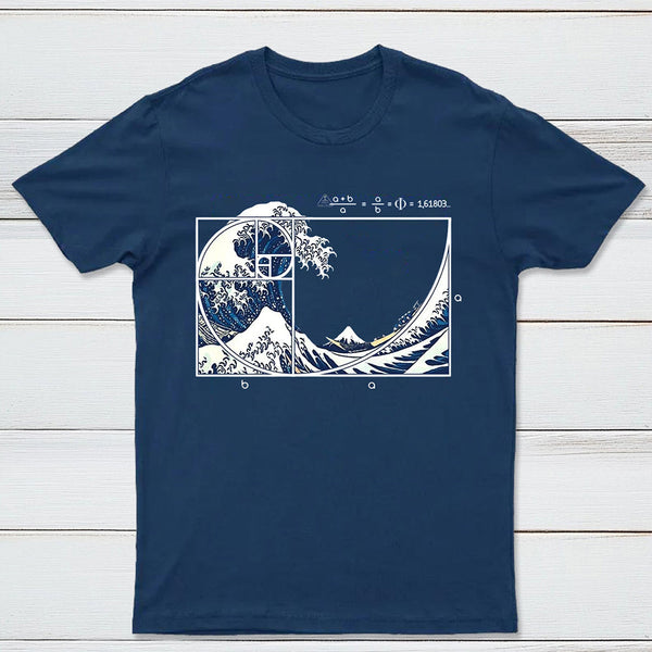 The Great Fibonacci Wave Science Geek T-Shirt