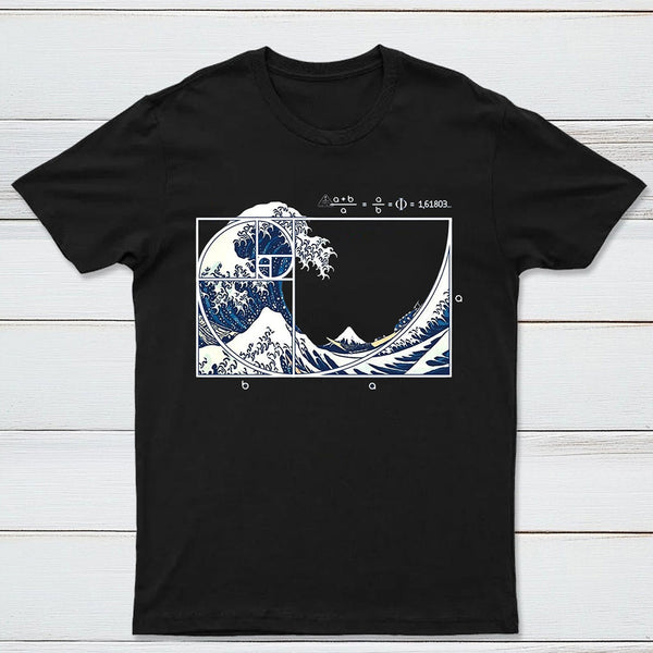 The Great Fibonacci Wave Science Geek T-Shirt