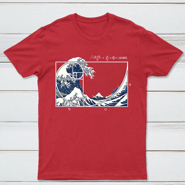 The Great Fibonacci Wave Science Geek T-Shirt