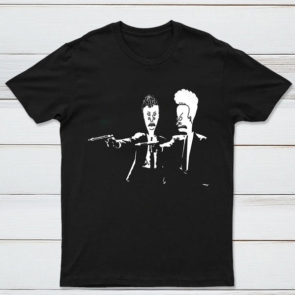Beavis And Butthead Pulp Fiction Nerd T-Shirt