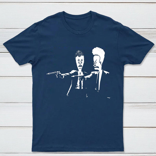 Beavis And Butthead Pulp Fiction Nerd T-Shirt