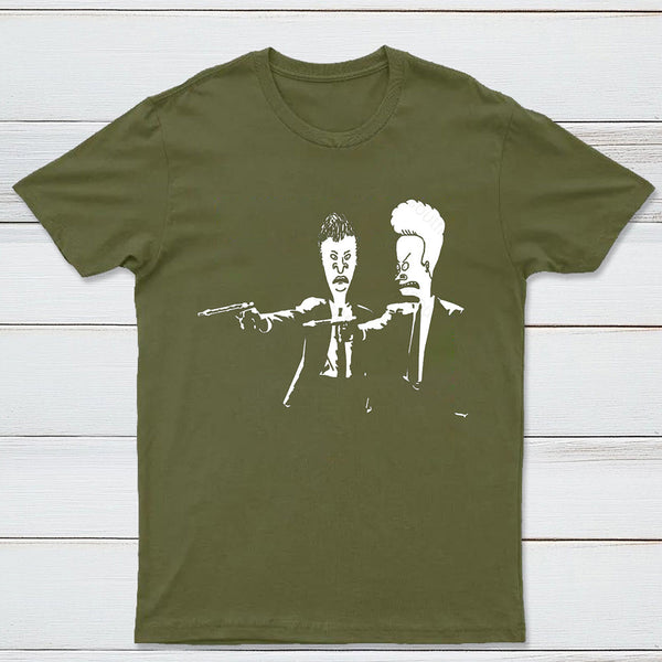 Beavis And Butthead Pulp Fiction Nerd T-Shirt