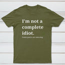 Funny Idiot T-Shirt