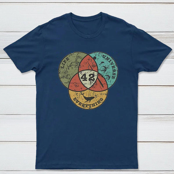 Life, the Universe & Everything Nerdy Graphic T-Shirt