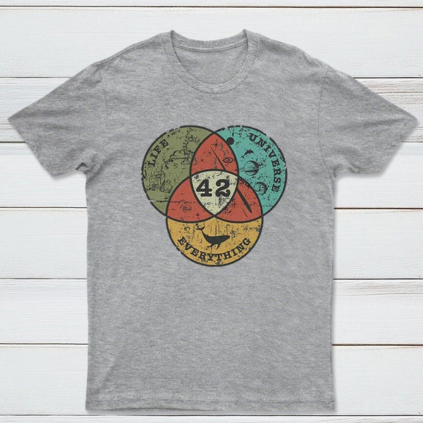 Life, the Universe & Everything Nerdy Graphic T-Shirt