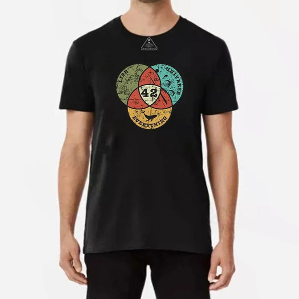 Life, the Universe & Everything Nerdy Graphic T-Shirt