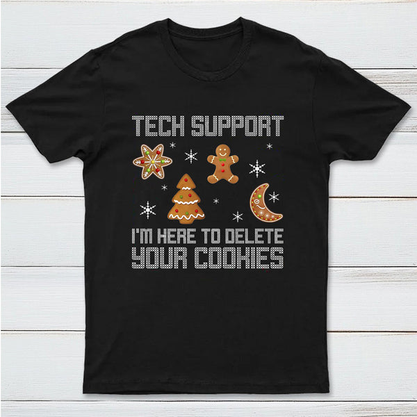 Funny Christmas Tech Support Computer Programmer InkeStyle T-Shirt