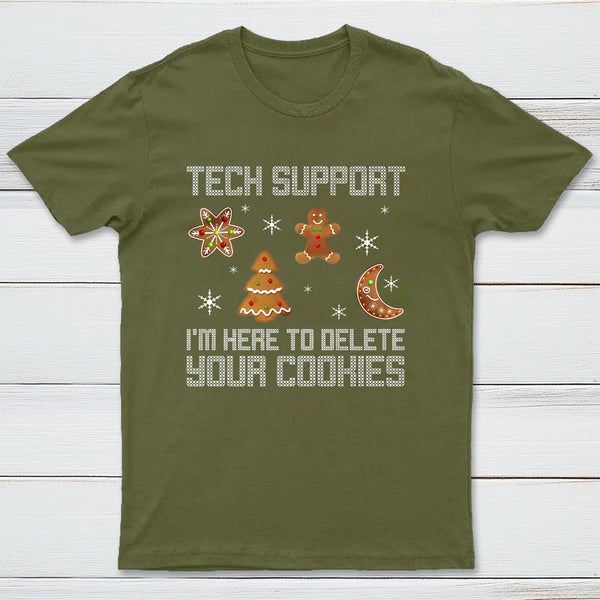 Funny Christmas Tech Support Computer Programmer InkeStyle T-Shirt