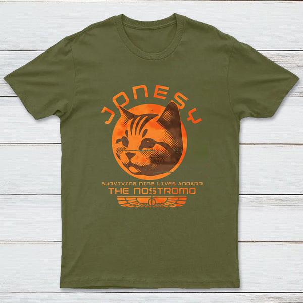 Jonesy Surviving Nine Lives Aboard The Nostromo InkeStyle T-Shirt