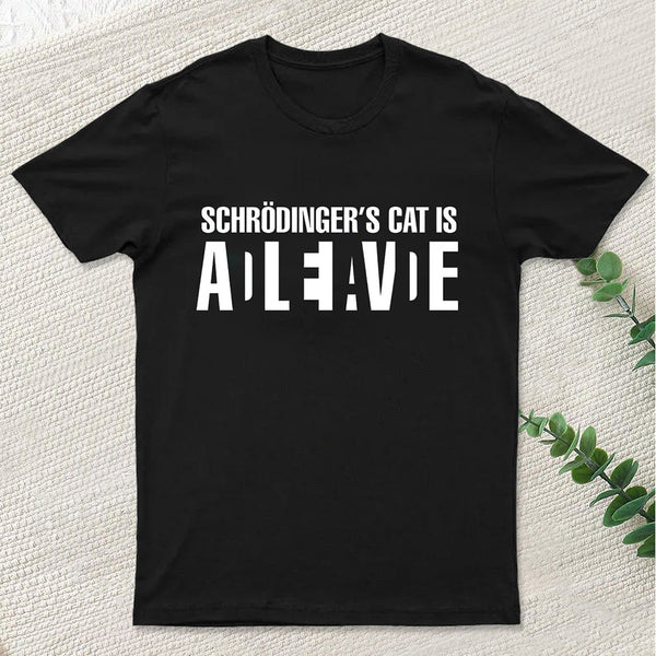 Schr?dinger's Cat ADLEIAVDE Geek Science T-Shirt