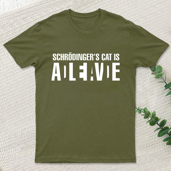 Schr?dinger's Cat ADLEIAVDE Geek Science T-Shirt