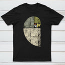 Distressed Fibonacci Spiral Geek Graphic T-Shirt