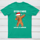 Gingerbread Dabbing Dance Christmas T-Shirt