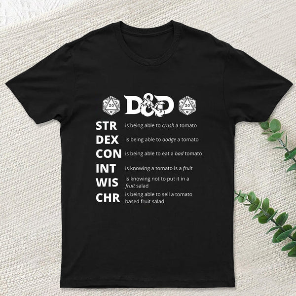 Dungeons And Dragons Gift Geek T-Shirt