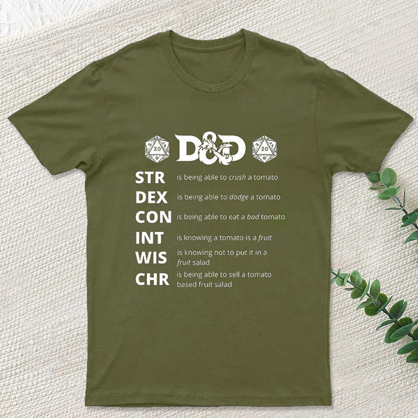 Dungeons And Dragons Gift Geek T-Shirt