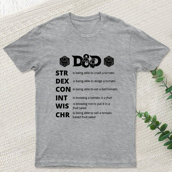 Dungeons And Dragons Gift Geek T-Shirt