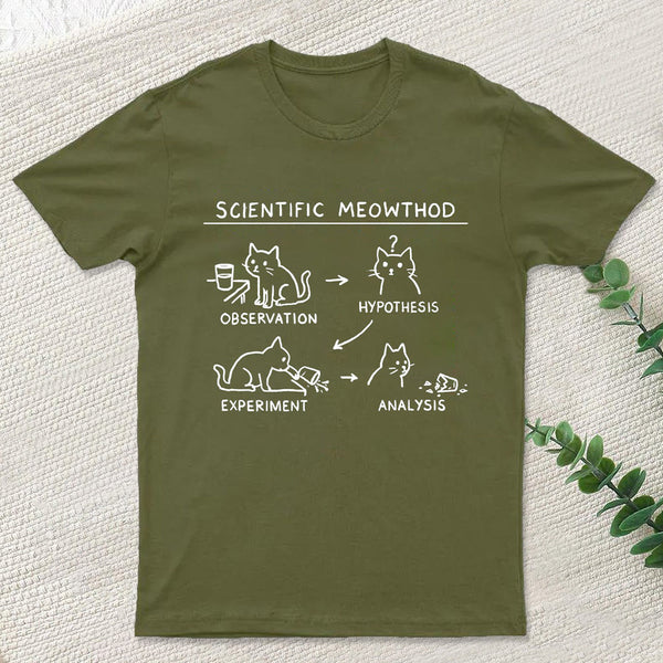 Scientific Meowthod Geek T-Shirt