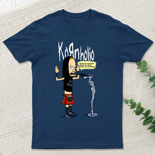 Nu Metal Rock Band Cartoon Parody T-Shirt