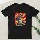 Rock Music Cat Vintage Geek T-Shirt