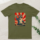 Rock Music Cat Vintage Geek T-Shirt