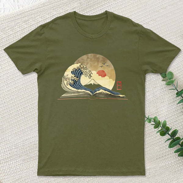 The Great Wave of Knowledge InkeStyle T-Shirt
