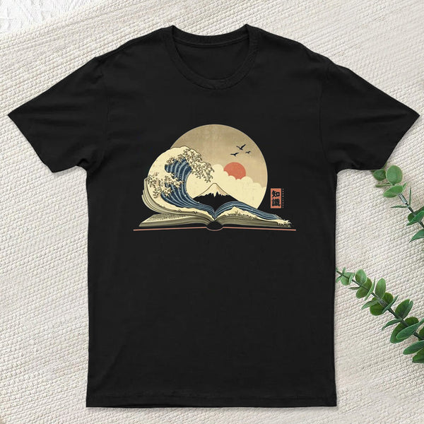 The Great Wave of Knowledge InkeStyle T-Shirt