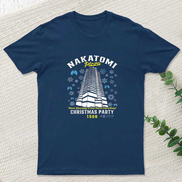 Christmas Nakatomi Building Die Hard Geek T-Shirt