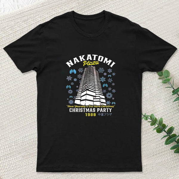 Christmas Nakatomi Building Die Hard Geek T-Shirt