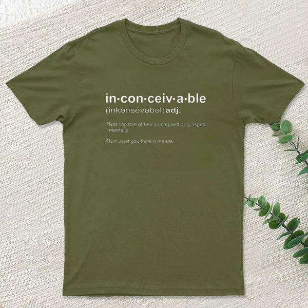 Inconceivable Definition Geek T-Shirt
