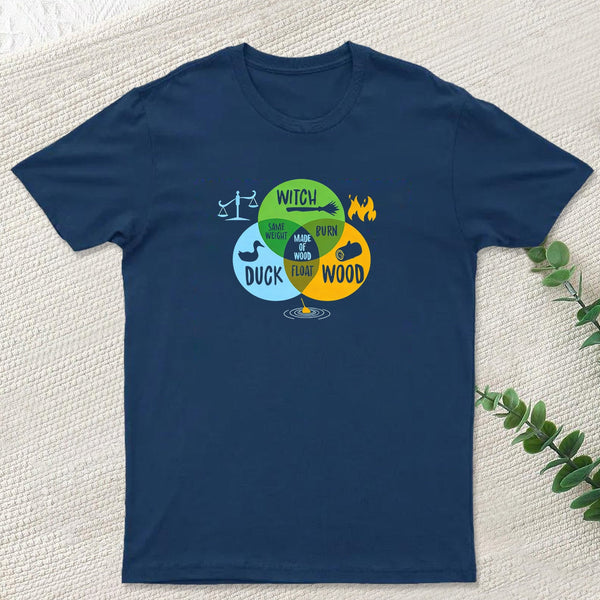 Monty Python And The Holy Grail Witch Same Weight As Duck Geek T-Shirt
