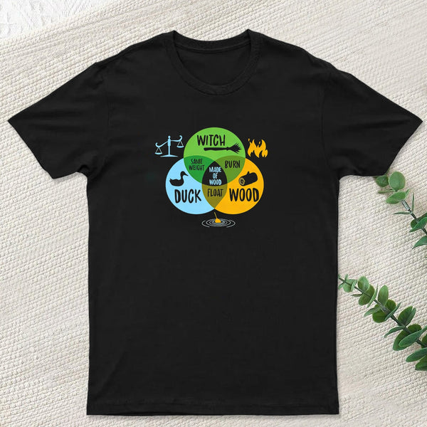 Monty Python And The Holy Grail Witch Same Weight As Duck Geek T-Shirt