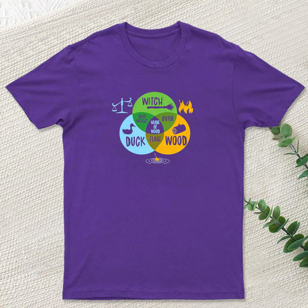 Monty Python And The Holy Grail Witch Same Weight As Duck Geek T-Shirt