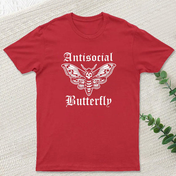 Funny Antisocial Butterfly T-Shirt