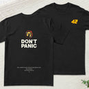 Don't Panic Front and Back Printed Geek T-Shirt