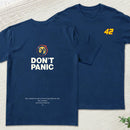 Don't Panic Front and Back Printed Geek T-Shirt