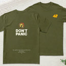 Don't Panic Front and Back Printed Geek T-Shirt