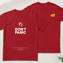 Don't Panic Front and Back Printed Geek T-Shirt