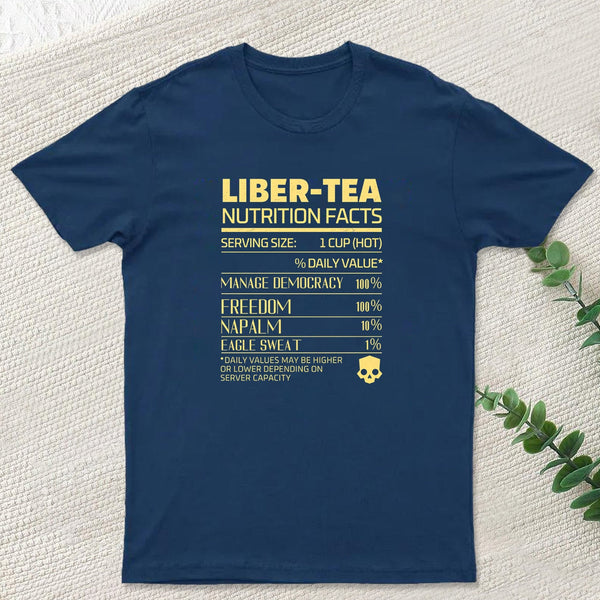 Liber-tea one cup at a time! helldivers Geek T-Shirt