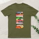 Classic Banned Books Stack Geek T-Shirt