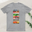 Classic Banned Books Stack Geek T-Shirt
