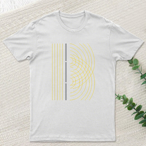 Double Slit Light Wave Particle Science Experiment T-Shirt