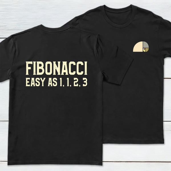 FIBONACCI Front and Back Printed Geek T-Shirt