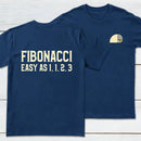 FIBONACCI Front and Back Printed Geek T-Shirt