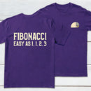 FIBONACCI Front and Back Printed Geek T-Shirt