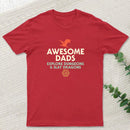 Awesome Dads Explore Dungeons and Slay Dragons Geek T-Shirt