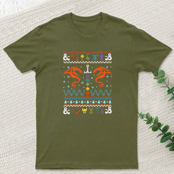 DND Dragon Dice Weapon T-Shirt