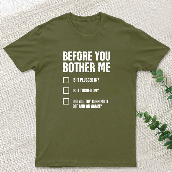 Tech Support IT Checklist Geek T-Shirt